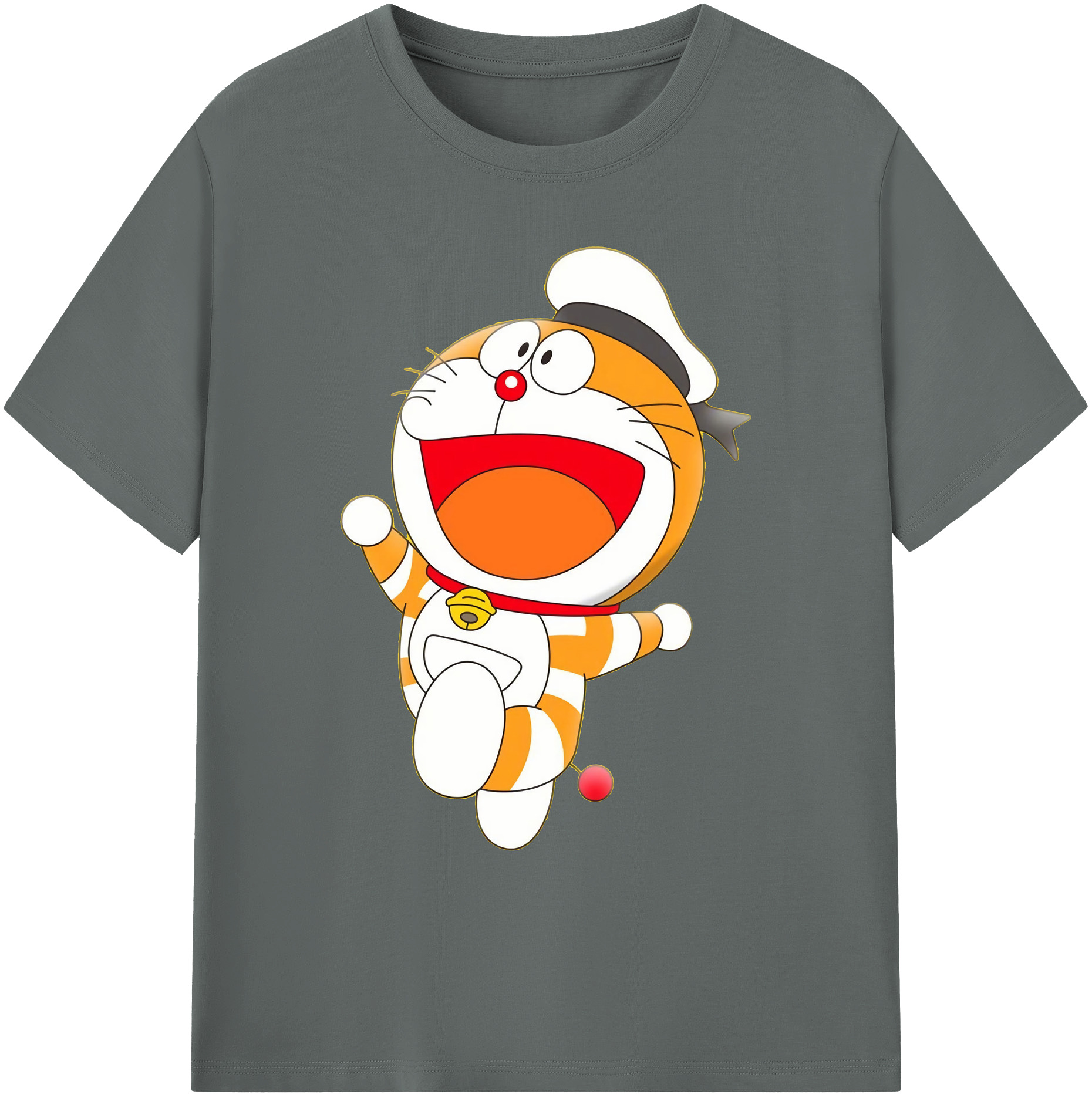 （画像用） ドラえもん Doraemon 綿100％ メンズ半袖Tシャツ｜肌触りやわらか＆通気性